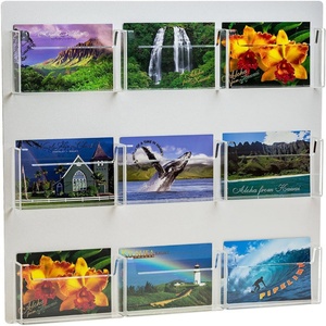 Customized Color & Logo Acrylic <b>Wall</b> Mounted <b>Display</b> Poster Rack for Collections - Product Image 3