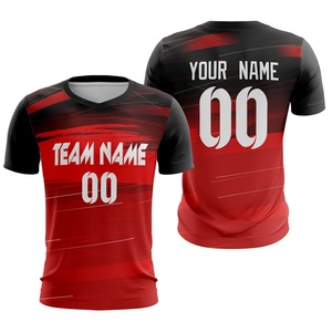 เสื้อฟุตบอลพิมพ์ลายตามสั่งสำหรับผู้ชาย-ชุดฝึกซ้อมทีมกีฬาแบบปรับแต่งได้พร้อมวัสดุผ้าสแปนเด็กซ์/โพลีเอสเตอร์ - Product Image 2