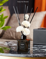 Yuyang 50ml Aksesoris Kamar Mandi Botol Reed Diffuser Rumah Tangga Pengharum Ruangan Mewah Aroma Kayu Raten Sticks SANDALWOOD 3001