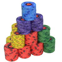 Jetons de Poker en Céramique Personnalisés en Usine 10g, 39mm, Haute Qualité Casino, Tout Design Personnalisable pour Jeu de Hasard
