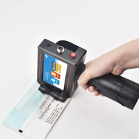 Imprimante jet d'encre portable automatique pour codes de date, cartons, t-shirts, machine d'impression de t-shirts, imprimante jet d'encre portable pour bouteilles
