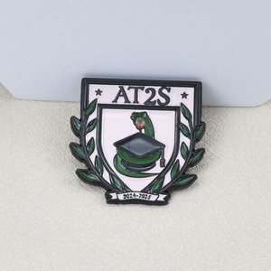 Fabricant de badges en métal émaillé personnalisés en gros, mascotte animale, <span class=keywords><strong>bouledogue</strong></span>, panthère, épingle de revers pour cadeaux promotionnels - Product Image 2