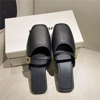 Nouvelles Chaussures Plates Souples et Tendance pour Femmes, Style Coréen, Légères et Polyvalentes, à Bout Fermé, Idéales pour l'Été et l'Extérieur, Confortables