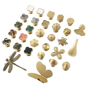 Diskon Besar Kenop Kuningan Kabinet Dapur Laci Furnitur dan Menarik Emas - Product Image 6