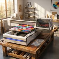 Industriële UV vlakbedprinter 600x900mm XP600 3.5PL 0.01mm Servo Auto Clean CMYK+W+V voor hout, metaal, acryl, glas, cadeauartikelen