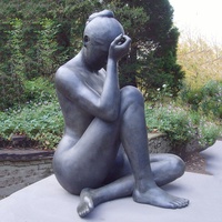 Sculpture érotique de taille réelle pour femmes, décoration de jardin, bronze, sexe nu, statue, artiste D & Z