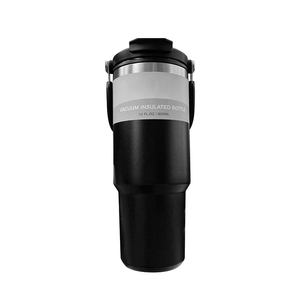 Wholesale Stainless Steel Vacuum Insulated Water Bottle <b>with</b> Lifting Handle <b>Straw</b> & Spout Lid for Car Travel BBQ - Product Image 2