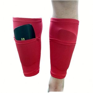 Manchons de compression en EVA, protège-tibias, chaussettes et protections de jambe pour joueurs de football et de soccer – Ensemble de protection sportive - Product Image 2