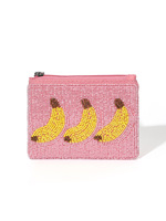 Harga Grosir Dompet Koin Mini Persegi Motif Lemon Buatan Tangan Dengan Manik-Manik, Lapisan Dalam, dan Ritsleting, Menerima Pesanan Khusus