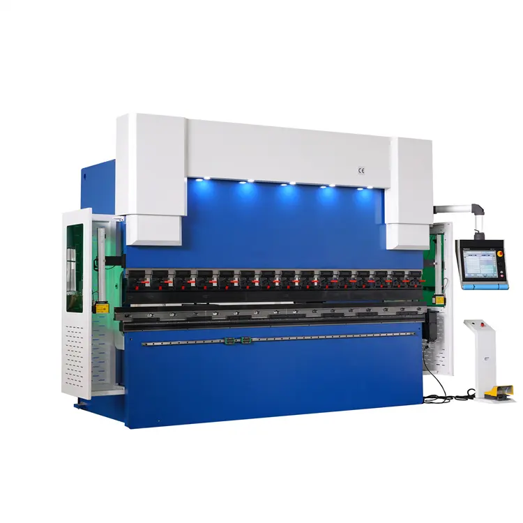 WF67K 160t Automatic iron sheet metal steel cutting and folding bending machine press brake machine