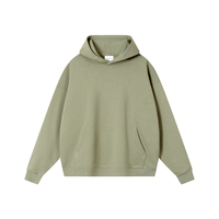 Hoodie Pendek Grosir Warna Permen 2026, Hoodie Pendek Unisex Oversize Tebal, Hoodie Boxy Custom 380gsm Pria