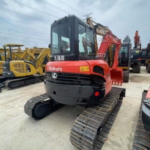 รถขุดตีนตะขาบ Kubota U55 มือสองจากญี่ปุ่น แท้ 5 ตัน พร้อมบุ้งกี๋  เครื่องยนต์และปั๊ม Kubota ได้รับการรับรองมาตรฐาน EPA และ CE มีจำหน่าย - Product Image 3