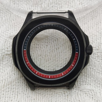 Boîtier de montre en acier inoxydable 39 mm avec verre saphir, fond et dos transparents pour mouvement NH35/NH36/NH70, étanche