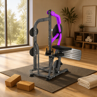 Machine à fessiers commerciale Jiewei JW-NP513 en acier au carbone pour entraînement des muscles des fessiers et des jambes, équipement de gym unisexe