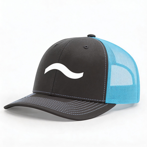 Gorras Trucker Personalizadas de Alta Calidad al por Mayor, de 5 Paneles, Vintage, Impermeables, de Nailon Gris con Malla y Logotipo Personalizado - Product Image 4