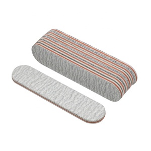 Bán Hot <span class=keywords><strong>Zebra</strong></span> Xám Đen Trắng Emery Mini File Nail Tùy Chỉnh 80/100/120/150/180/240 Double Side Dùng Một Lần Mini File Nail - Product Image 3