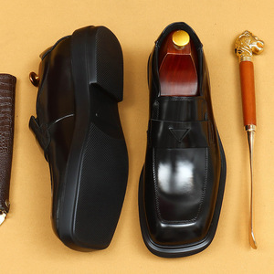 Chaussures Richelieu décontractées de haute qualité pour hommes 2025, en cuir véritable, design EVERGREEN, antidérapantes et anti-odeur - Product Image 2