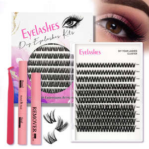 Extensiones <span class=keywords><strong>de</strong></span> <span class=keywords><strong>Pestañas</strong></span> Rizadas <span class=keywords><strong>de</strong></span> Gran Capacidad, Estilo Ruso, Venta Caliente, Suministro <span class=keywords><strong>de</strong></span> Fábrica, Kits <span class=keywords><strong>de</strong></span> Extensión <span class=keywords><strong>de</strong></span> <span class=keywords><strong>Pestañas</strong></span> DIY, Racimo Sintético - Product Image 1