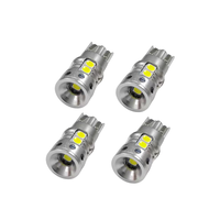 Ampoule LED 12V T10 W5W 194 168 pour intérieur de voiture, plafonnier, lecture, plaque d'immatriculation, feux de position latéraux, lampe de coffre