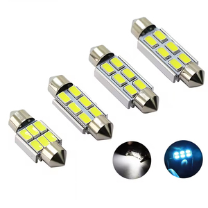 FESTOON Bóng Đèn <span class=keywords><strong>LED</strong></span> <span class=keywords><strong>CANBUS</strong></span> 31Mm 36Mm 39Mm 6 SMD 5630 5730 Đèn Vòm Ô Tô C5W Không Lỗi Đèn Đọc Sách Trên Nóc Bản Đồ Nội Thất Ô Tô Màu Trắng 12V - Product Image 1