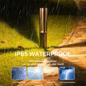 가장 인기 있는 현대적인 야외 볼라드 조명 IP65 방수 <span class=keywords><strong>LED</strong></span> 정원등 알루미늄 바디 잔디등 - Product Image 3