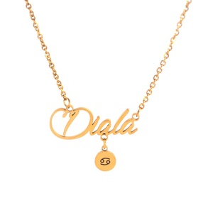 <span class=keywords><strong>Collana</strong></span> da uomo con nome a catena con pendente a croce riempito in <span class=keywords><strong>oro</strong></span> 18 carati Bling in acciaio inossidabile 316L personalizzato - Product Image 5