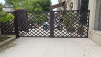 Oferta Especial: Valla de Privacidad Personalizable de Diseño Moderno, Fabricada en Aleación de Aluminio, Ecológica, Duradera y con Modelado 3D para Jardín o Patio