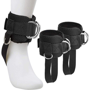 Máquina de Cable de <span class=keywords><strong>polea</strong></span> de muslo ajustable de alta resistencia Correas de tobillo Fitness Función de protección de levantamiento de pesas Categoría Soporte de tobillo - Product Image 1