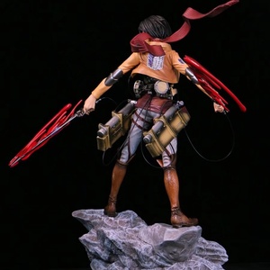 Figurine d'anime Attack Mikas Ackerman de 33 cm, version dommages de combat. Figurines Jouets pour figurines de collection - Product Image 4