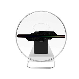 Proolin Factory <strong>3D</strong> Holographic Display <strong>Projector</strong> -Hologram Advertising Displayer Desktop <strong>with</strong> Battery - Product Image 1
