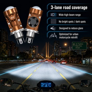Bombilla LED para Proyector RCD CSBR0115L Tricolor H4 HS1, 3000K <span class=keywords><strong>Amarillo</strong></span> Dorado, 6000K Blanco, Faro Delantero de Doble Haz para Motocicleta, CE EMC - Product Image 4