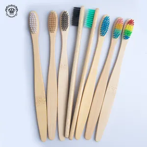 Xibhene sikat gigi bambu 100% BIO hitam produk kualitas bagus koleksi baru sikat gigi harga rendah