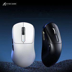 ATTACK SHARK V5 Ratón inalámbrico Ligero PAW3950 Juego de oficina Tres modos BT Ratón 8K con cable - Product Image 1