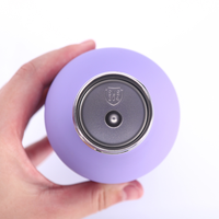 Bouteille d'eau isotherme anti-fuite en acier inoxydable à toucher doux, compatible porte-gobelet, idéale pour le bureau et les voyages