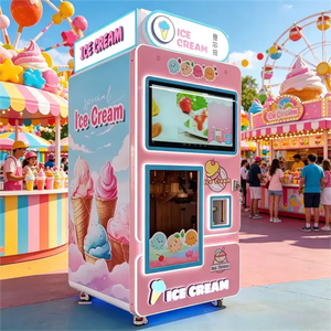 Máquina expendedora de helado suave comercial OEM de fábrica, 4000MAX, con logo personalizado, embalaje, acero inoxidable de alta resistencia, tanque de 14L - Product Image 1