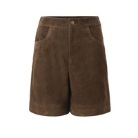 Shorts en daim de mouton véritable Jancoco pour femmes, shorts en daim véritable, shorts en daim doux et luxueux à la mode