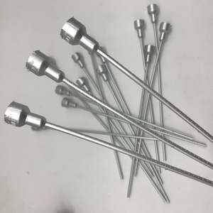 <span class=keywords><strong>Tige</strong></span> longue en plastique or argent, 1 pièce, pour la boîte de fleur, prix économique - Product Image 2