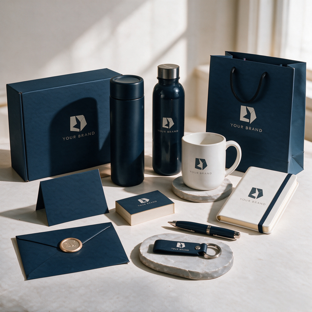 Custom Branded Business Gift Set Luxury Office Merchandise Gift Kit Corporate Employee Client Souvenirs with Logo Customization