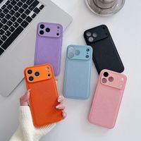 Étui de protection antichoc en cuir lisse de qualité supérieure avec découpe précise pour appareil photo, coque anti-chute pour iPhone 17 Pro Max