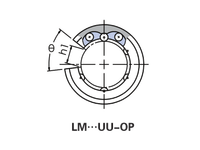 Rodamiento Lineal MYT LM50UU-OP de Funcionamiento Estable, Anticorrosión, Grado Industrial, para Maquinaria de Embalaje y Textil