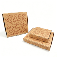 Boîtes à pizza pour livraison à emporter, écologiques, biodégradables, en carton ondulé, avec logo personnalisé, SP4562, 6, 8, 10, 12, 14, 16 pouces