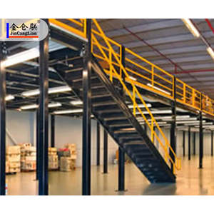 מערכת אחסון תעשייתית מדפי פלדה מגולגלת קרה מצופה אבקה, מדפי ביניים רב-מפלסיים 1500-4500 ק\"ג/מפלס - Product Image 6