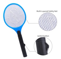 Raquette électrique anti-moustique HXP écologique de haute qualité avec 2 piles AA pour la maison