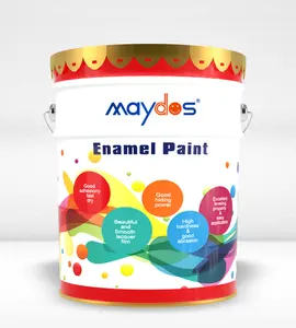 Synthetic interior and exterior alkyd base enamel spray paint for metal wood