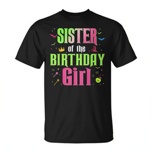 T-shirt sur le thème de la sorcière pour la sœur de la fête d'anniversaire, tenue familiale assortie - Product Image 2