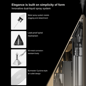 Diffuseur d'arômes professionnel sans eau 3004 Pyramid Design avec pompe nébulisante silencieuse - Product Image 4