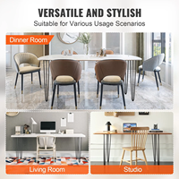 Pieds de table en forme d'épingles à cheveux, 28 pouces, lot de 4, robustes, en acier au carbone massif, capacité de charge de 900 lb, 3 tiges, style américain, noir