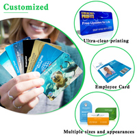 Scheda NFC CR80 stampabile in PVC per stampante a getto d'inchiostro, con RFID intelligente per informazioni studentesche e permessi di lavoro, disponibile in fabbrica