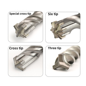 Khoan tốc độ cao: 6-Flute SDS Max Carbide-Tipped búa khoan bit cho bê tông và đá - Product Image 4