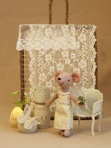 12 ~ 8 Punten Poppenhuis Europese Stoel Met Miniatuur Pop Schieten Rekwisieten/Voor Maileg Stijl - Product Image 5